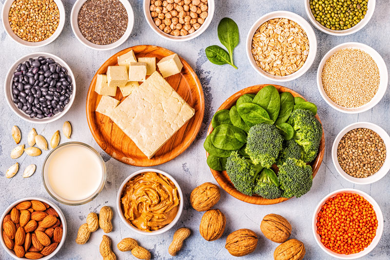 Calcium rich plant-based foods for pregnancy nutrition